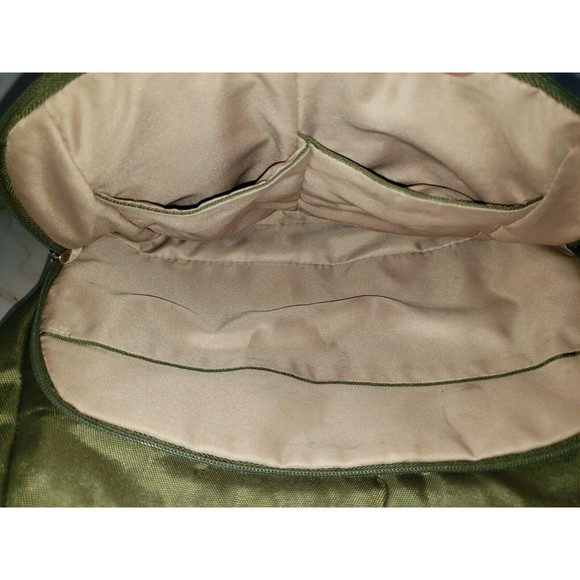 Travelon Crossbody Shoulder Bag   Adjustable Strap Green Pockets VGUC Summer - Picture 5 of 9